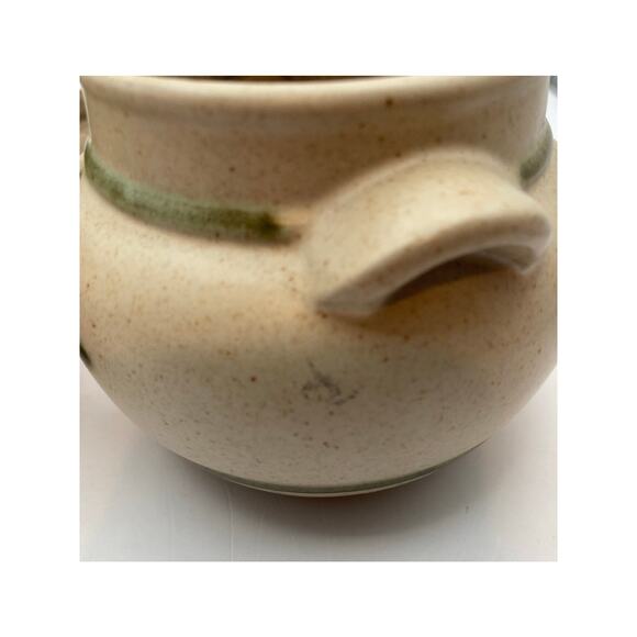 Stoneware Sugar Lidded/ Creamer Bowl Set VTG Royal Haeger Pottery? 3.5" & 4" T - Picture 5 of 7